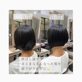 ショート ショート、ボブ/ 川鍋薫のヘアスタイル