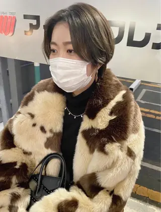 ショート カラー MR.GOOD MORNING所属・MR.GOOD MORNINGフジイのヘアスタイル