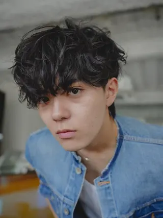 パーマ メンズ ANY/メンズ特化/ シバヤ ユウキのヘアスタイル