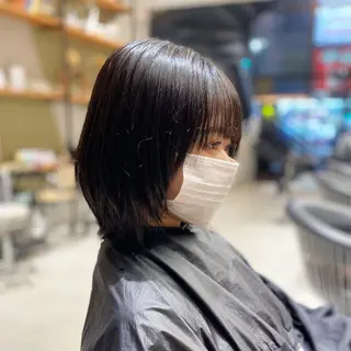 ミディアム 高林 史弥のヘアスタイル