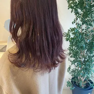 セミロング カラー 当日予約大歓迎💗 依田瑞希のヘアスタイル