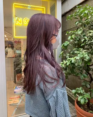 ロング カラー ハッシュカット/ MAYAのヘアスタイル