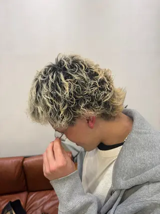 パーマ 平塚 夏也のヘアスタイル