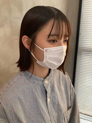 ショート カラー パーマ fifth JINGUMAE所属・波巻きスパイラルパー マ/シャドウパーマ駿のヘアスタイル