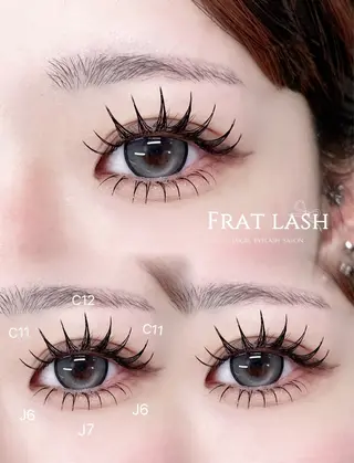 マツエク・マツパ Lucia 博多店 [ 山地 ]のマツエク・マツパデザイン