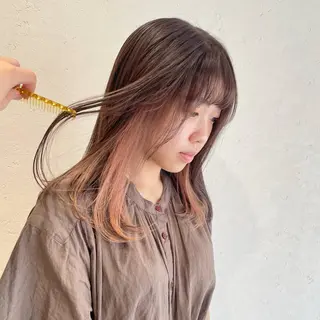 セミロング N+所属・前田 菜奈子のヘアスタイル