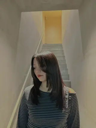 セミロング 北尾 斗唯のヘアスタイル