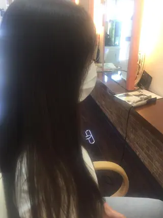 ロング パーマ 桧山 真のヘアスタイル