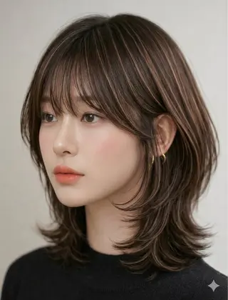 ミディアム COA銀座所属・ミディアムモデル 募集中/村上廉のヘアスタイル