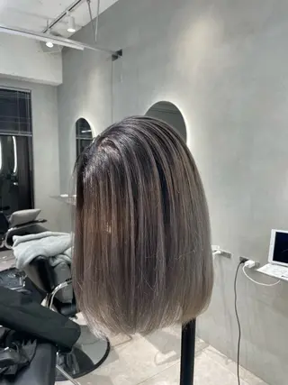 ミディアム カラー ✨レイヤーカット 海外ヘア/原宿✨のヘアスタイル