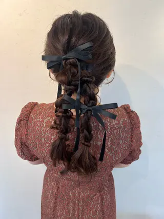 ヘアアレンジ 大人可愛いヘアメイク 💋🧚‍♀️しずかのヘアスタイル