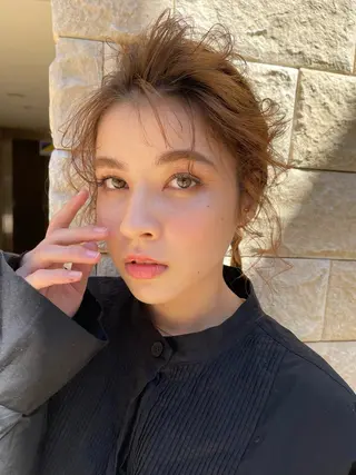 ミディアム カラー ショート/ボブ オオタダイスケのヘアスタイル