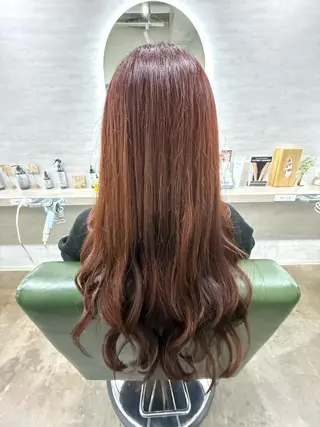 セミロング カラー ヘアアレンジ 初めてでも失敗しない 縮毛矯正/関内/あべのヘアスタイル