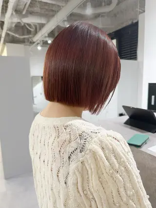 ショート アンニュイヘア/ 顔周りカット/眞弓萌のヘアスタイル