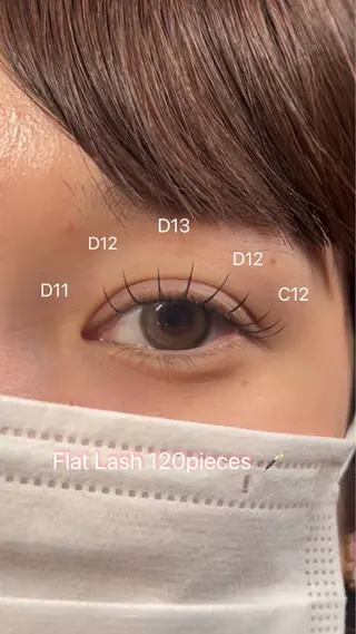 マツエク・マツパ Crescent Eye アヤカのマツエク・マツパデザイン