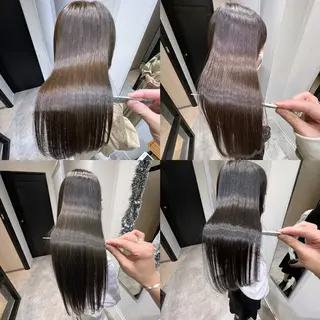 ロング カラー 柔らかオリーブ🌿‬ Himari🌻のヘアスタイル