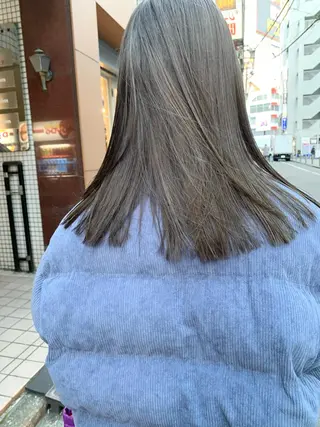 セミロング カラー ヘアアレンジ アイブロウ 🌿ショート🌿 パーマ🌿淳平のヘアスタイル