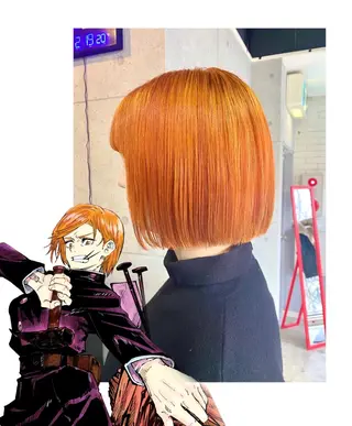 ショート カラー GARU-ガル-所属・TSUNO🦖 派手髪/オタク美容師のヘアスタイル