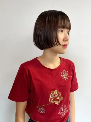 ショート くせ毛カットとパーマ /美容室難民の方是非のヘアスタイル