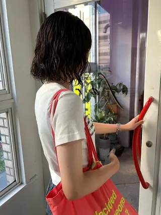 ミディアム パーマ 小川真歩/パーマ /暖色オリーブのヘアスタイル