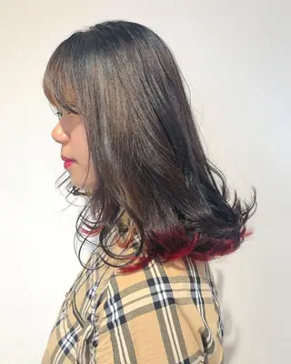 ミディアム カラー ヘアアレンジ 【池袋/スパイキー ショート】ⓝⓘⓜⓤのヘアスタイル