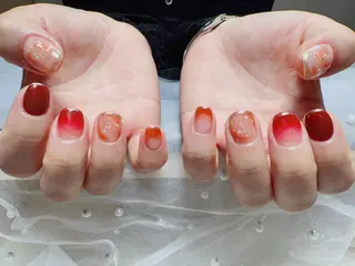 ショート カラー ネイル Nail NaNaのネイルデザイン