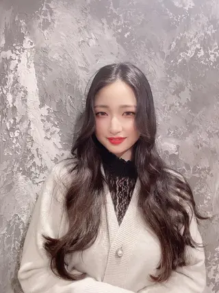 ロング カラー パーマ ヘアアレンジ メンズ キッズ ネイル マツエク・マツパ 韓国/トレンド レイヤー【101】のヘアスタイル