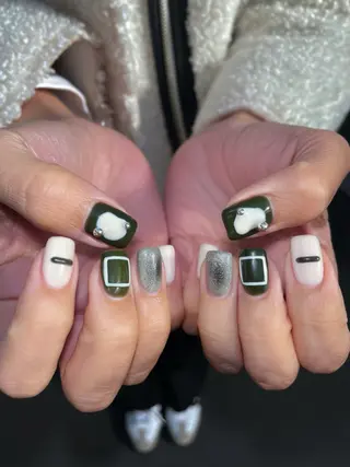 ミディアム oak nail所属・myuone ☆miyuのネイルデザイン