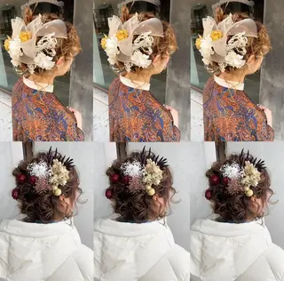 ヘアアレンジ 卒業式ヘアセット🎀 ヘアアレンジのヘアスタイル