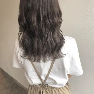 セミロング カラー ヘアアレンジ La fith hair kanonあびこ店所属・トップスタイリスト 🧸中島梨穂🧸のヘアスタイル
