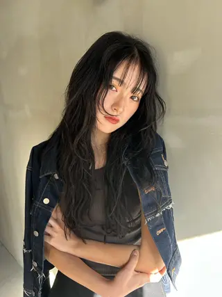 ロング レイヤー/暖色カラー /似合わせ/Moeのヘアスタイル