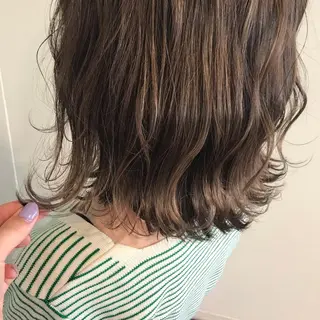 ミディアム カラー knock【ノック】所属・烏丸韓国ヘア🇰🇷 ayaka🎀のヘアスタイル