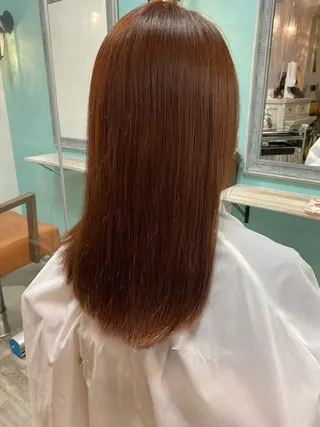 ロング カラー 柳坪 まなのヘアスタイル