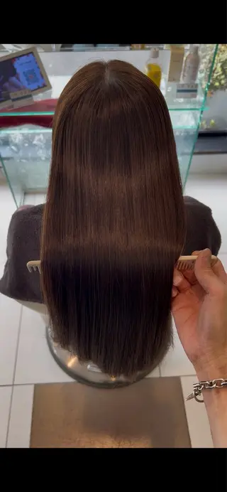 ロング 大野 智亜里のヘアスタイル