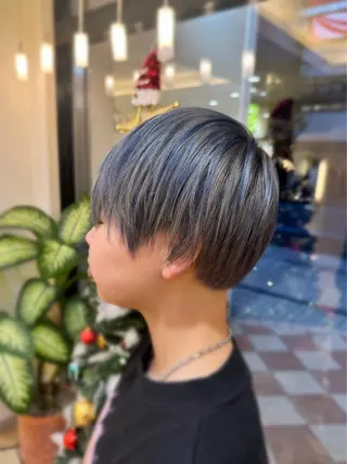 ショート カラー 小顔レイヤー💗 木村実樹のヘアスタイル