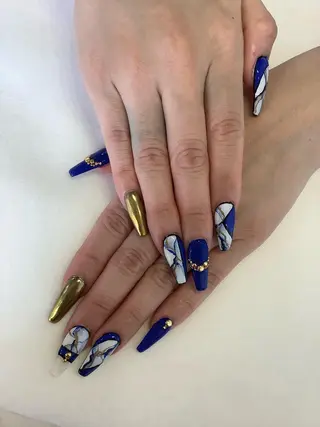 ネイル 💎🐰 saki. m 🐰💎のネイルデザイン