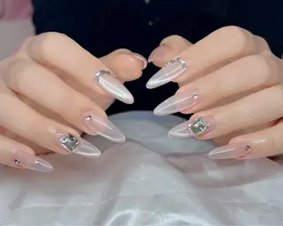 ネイル 🎀PG🩵 ネイルサロンのネイルデザイン