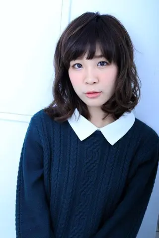 セミロング 艶髪酸性縮毛🥇 ディレクター土手内徹のヘアスタイル