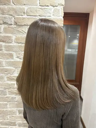 ミディアム カラー CIEL大分店所属・堀 のえかのヘアスタイル