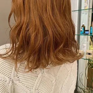 ミディアム カラー ヘアアレンジ ｱｵﾇﾏﾐﾕ☁️ /ボブ/ハイトーン/のヘアスタイル