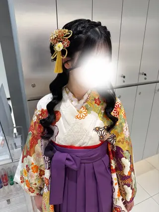 ヘアアレンジ ヘアセット🎀耳つぼ 👂💎MONAMIのヘアスタイル