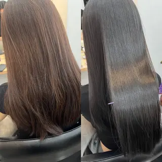 ロング カラー mai🐷髪質改善 🖤透ける暗髪🖤のヘアスタイル