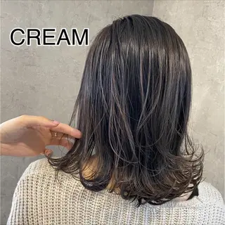 ミディアム カラー 松井那津子 /ハイライトブリーチのヘアスタイル