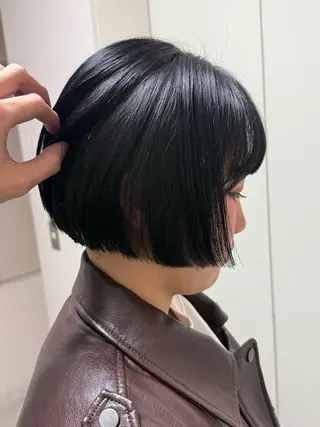 ショート カラー/パ ーマ/松野和志のヘアスタイル