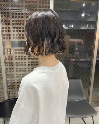 ショート パーマ ボブパーマコテ巻き風 パーマNo1深江秀平のヘアスタイル