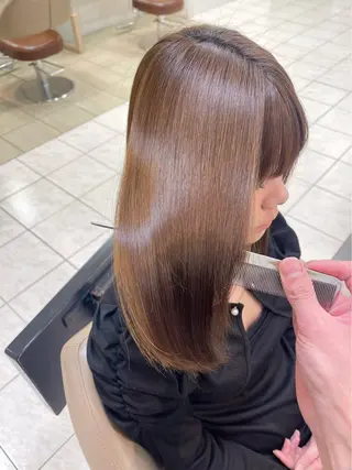 セミロング Ash国立店 池田勇一”のヘアスタイル