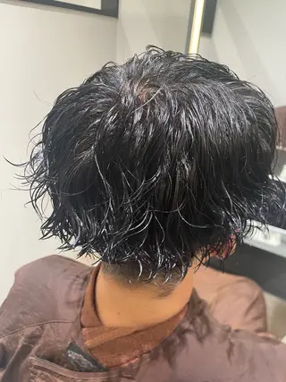 パーマ 高岡/ミニモ限定価格 メンズ/米田翔悟のヘアスタイル