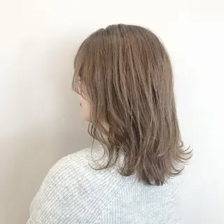 セミロング カラー 関 京磨のヘアスタイル