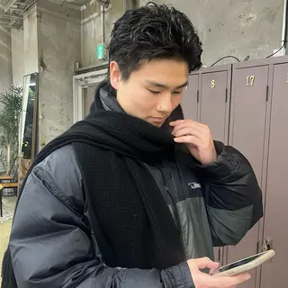 パーマ メンズ myu 🐈‍⬛のヘアスタイル