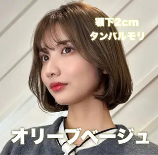 カラー 莉乃/縮毛矯正/髪質 改善/艶カラーのヘアスタイル